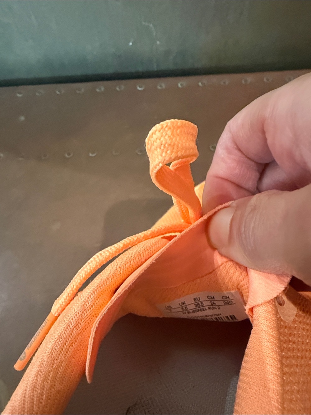 LuluLemon Women's  Blissfeel 2 Running Orange Running Sneakers - Picture 6 of 7